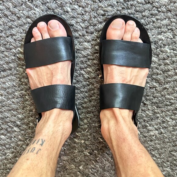 Marni Black Leather Sandals - Picture 5 of 8